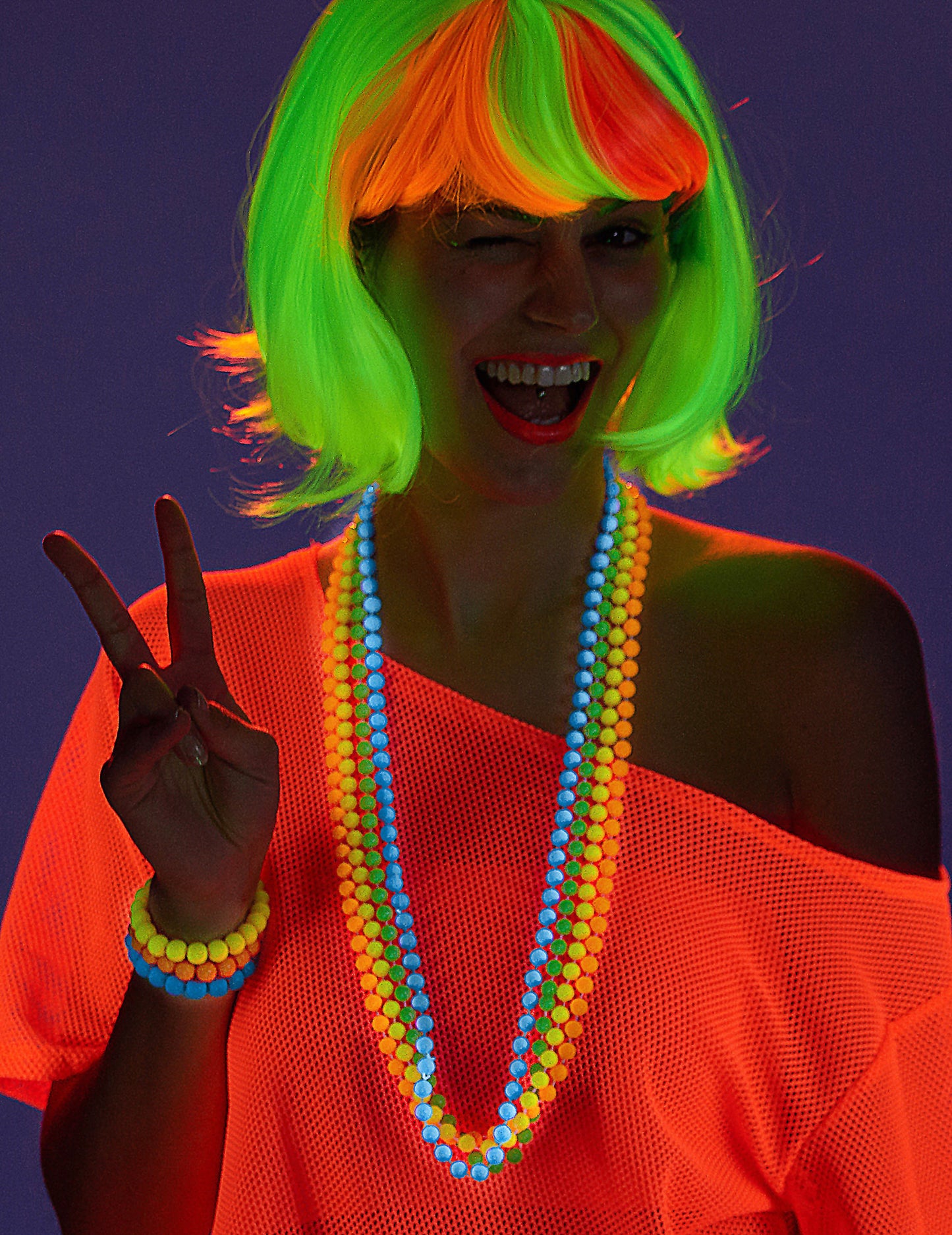 Ogrlica za odrasle plave bisere