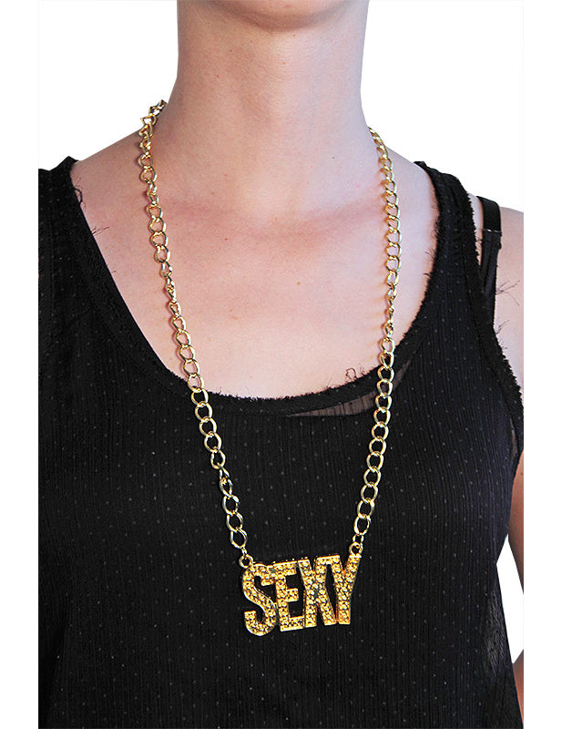 Seksi zlatna ogrlica