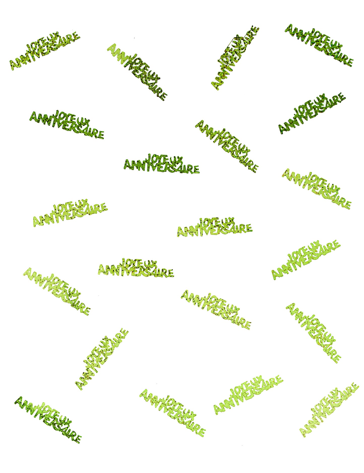 Konfeti sretan rođendan zeleni