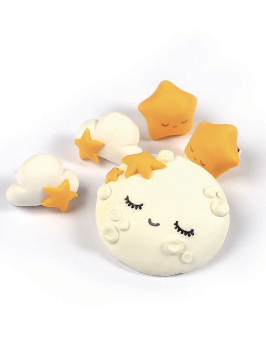 Ljubičasti Fimo® konus iznenađenja u obliku mjeseca 17 x 7 cm komplet za modeliranje