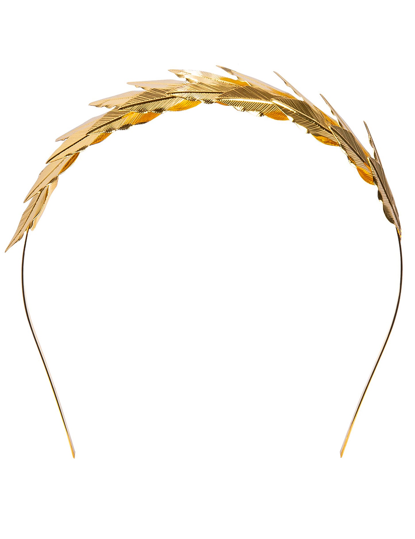 Metalni zlatni lovor vijenac