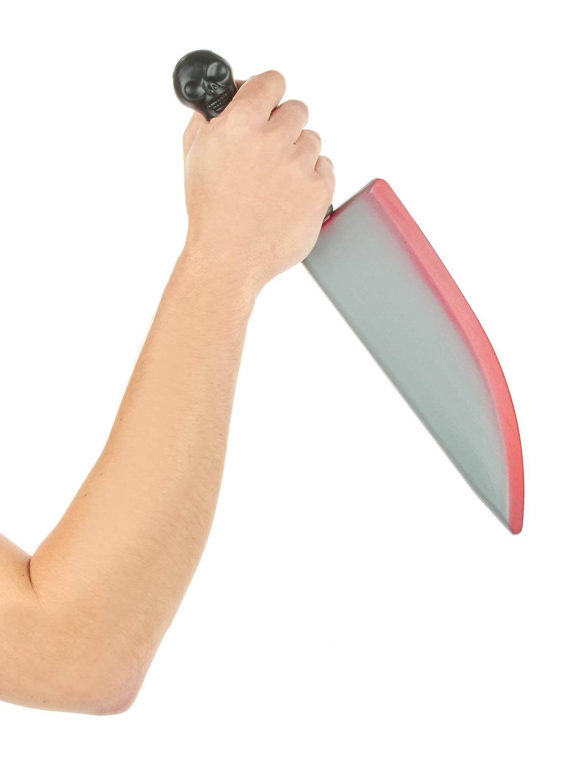 Prikaz plastičnog noža za halloween u ruci