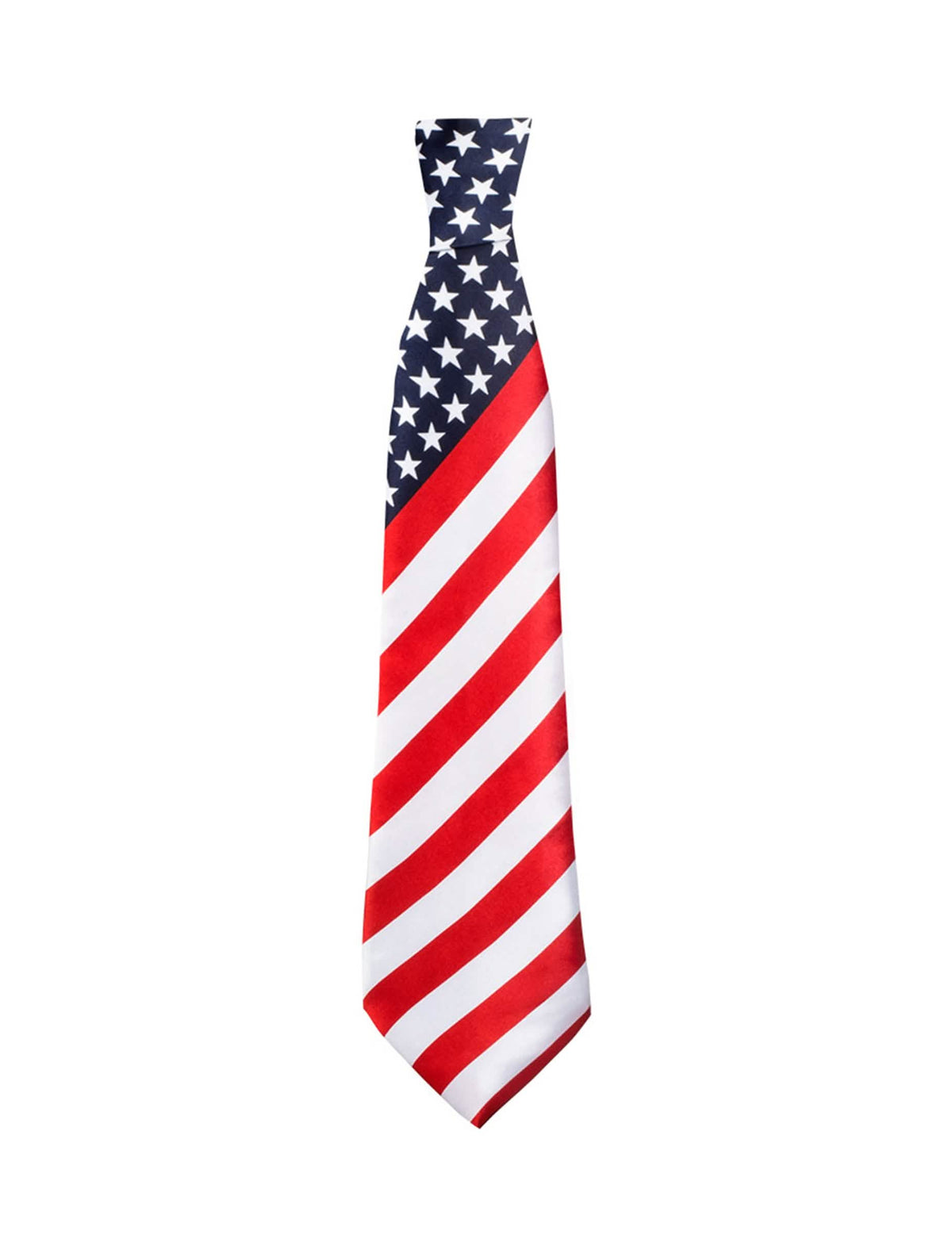 Prednji prikaz kravate s američkom zastavom