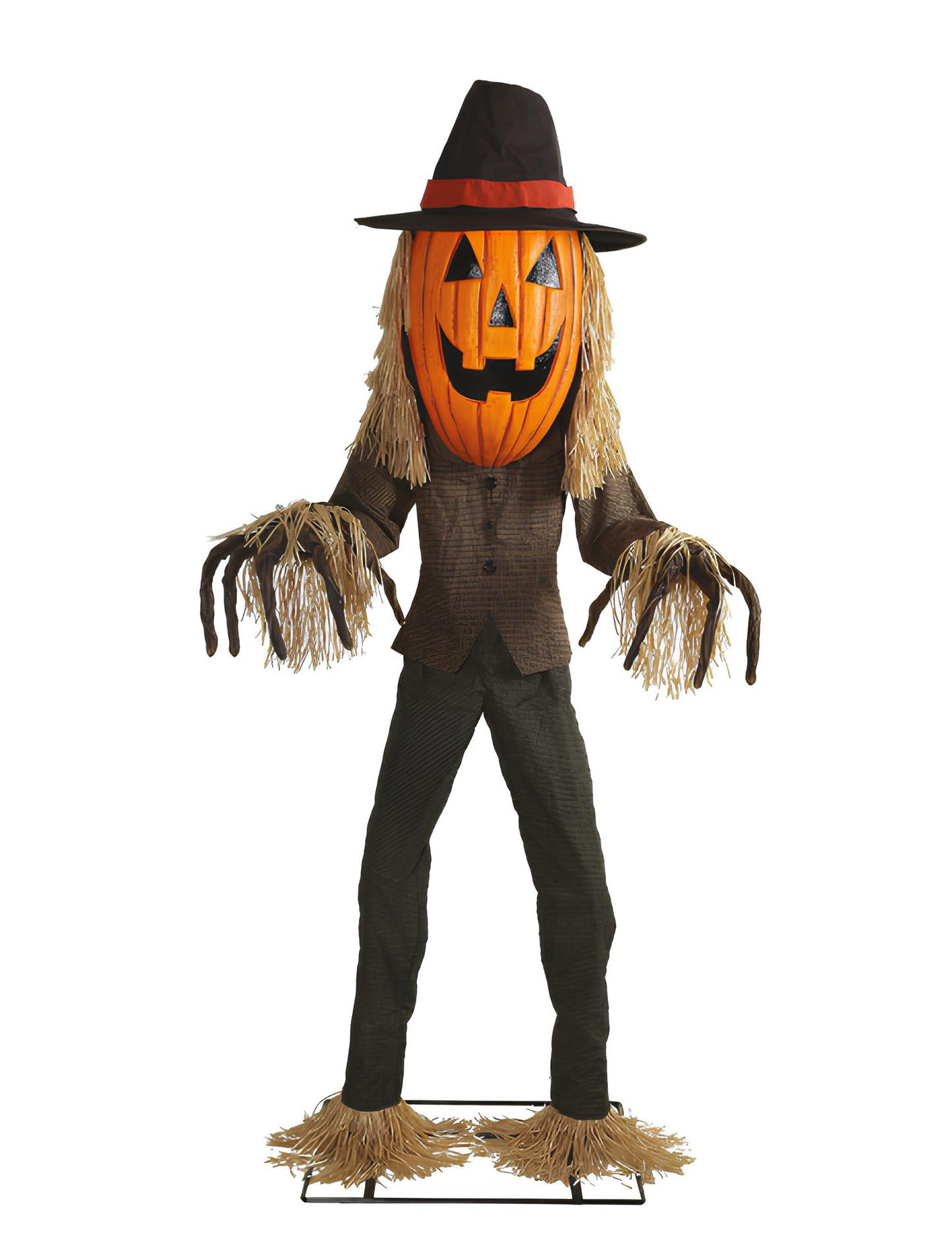 Animirani ukras Pumpkin XL 182cm Jack O'Lantern s pokretom i zvukom