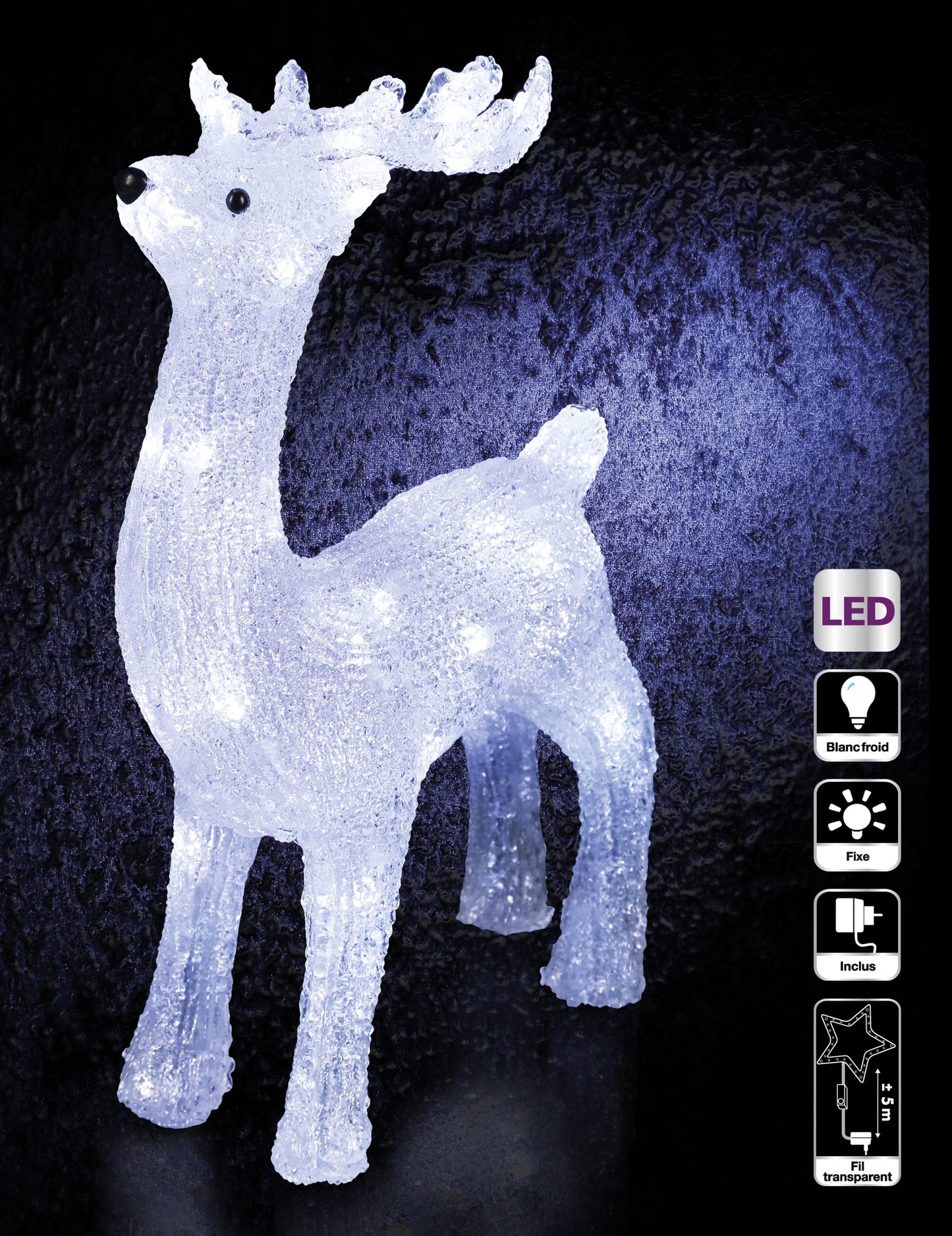 Svjetleća dekoracija sob 45 cm