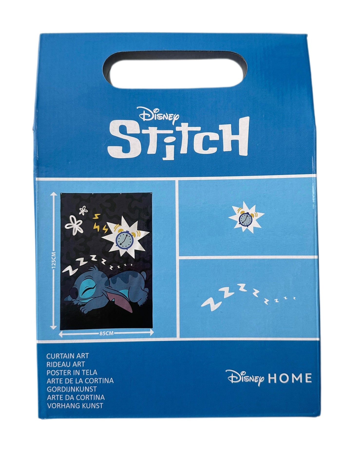 Zidna dekoracija Stitch™ koji spava 125×85 cm s metalnim ušicama