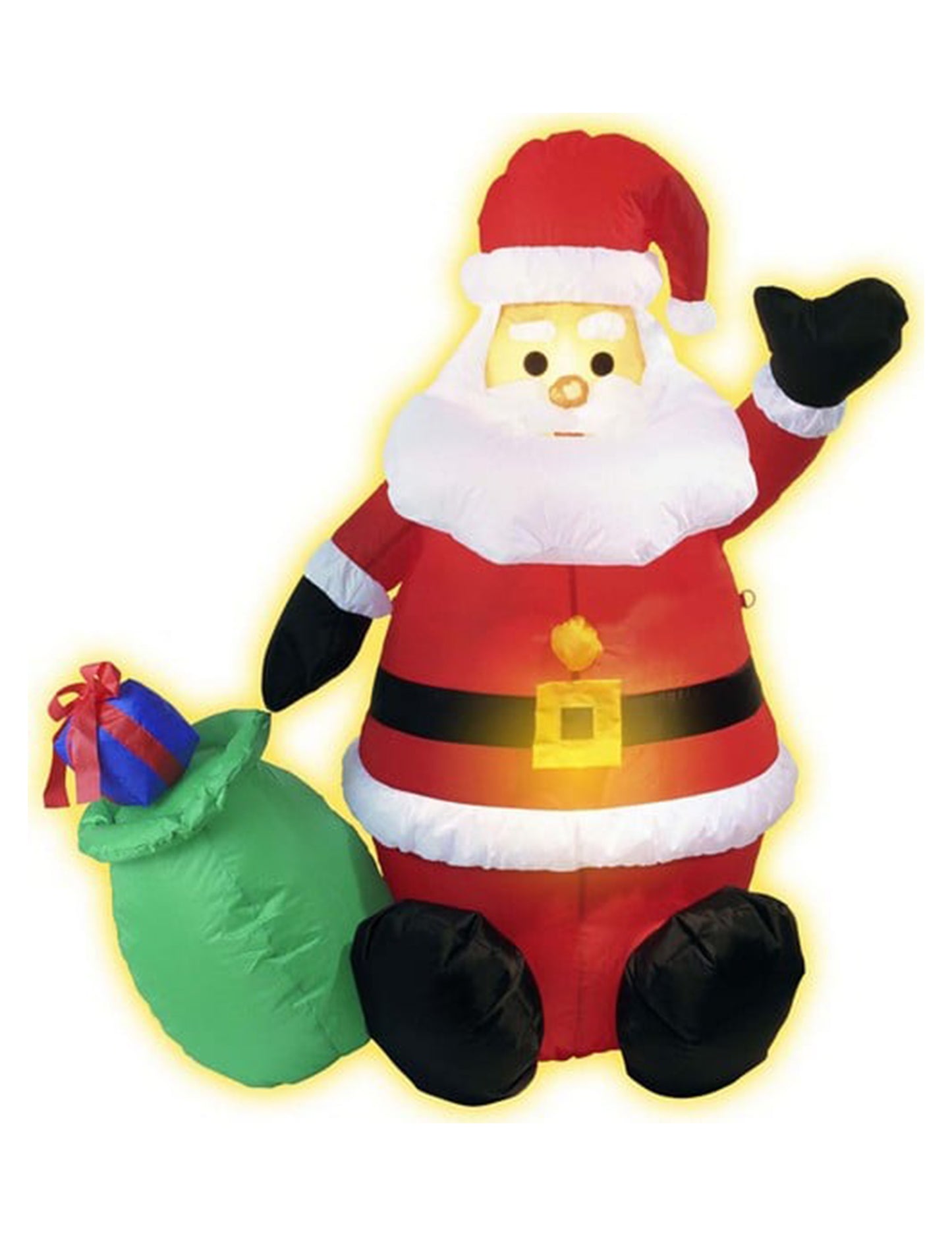 Nafukavajuća i svjetleća dekoracija Djeda Božićnjaka 120 cm