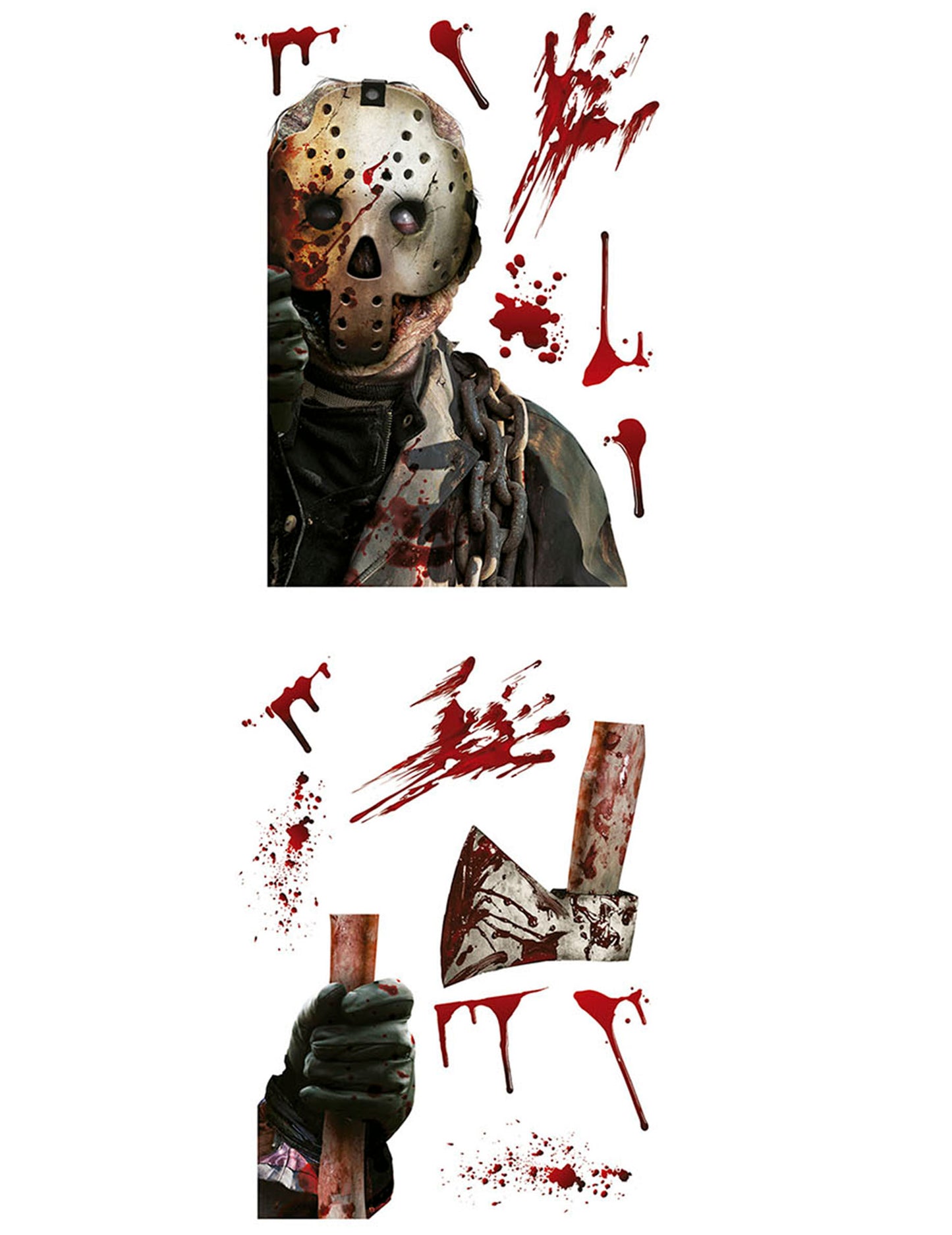 Ukrasi za prozor sakrivanja na sjekiri 30 x 40 cm