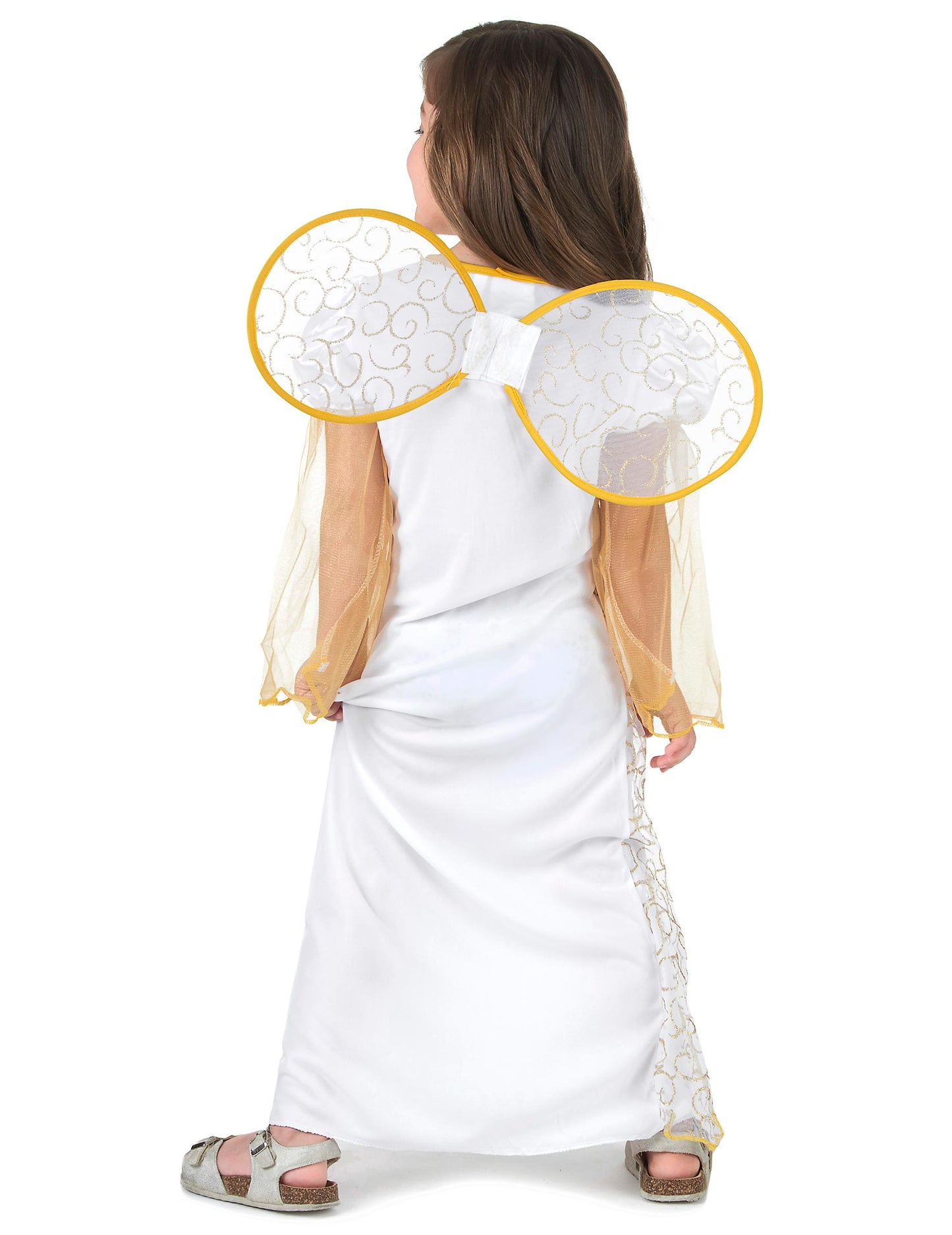 Božićni kostim bijelog anđela za djevojke