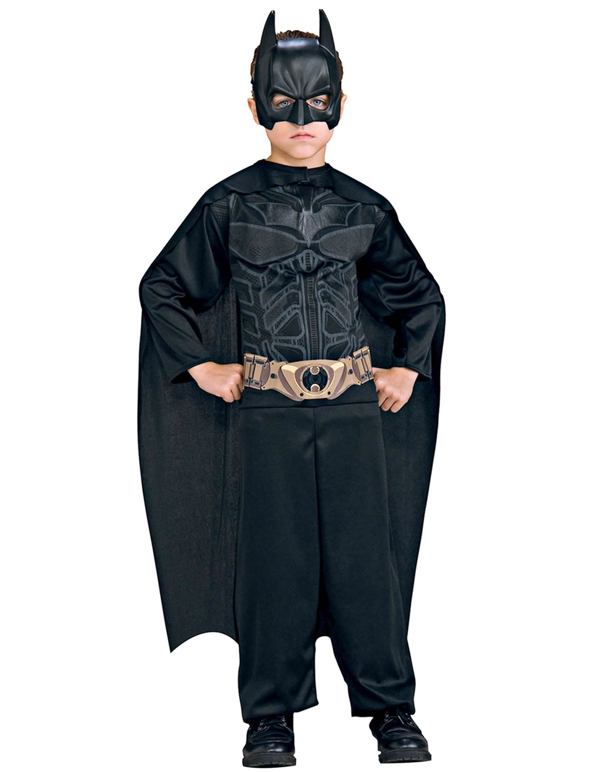 Kostim Batman Dark Knight za dijete crna s plaštom i maskom
