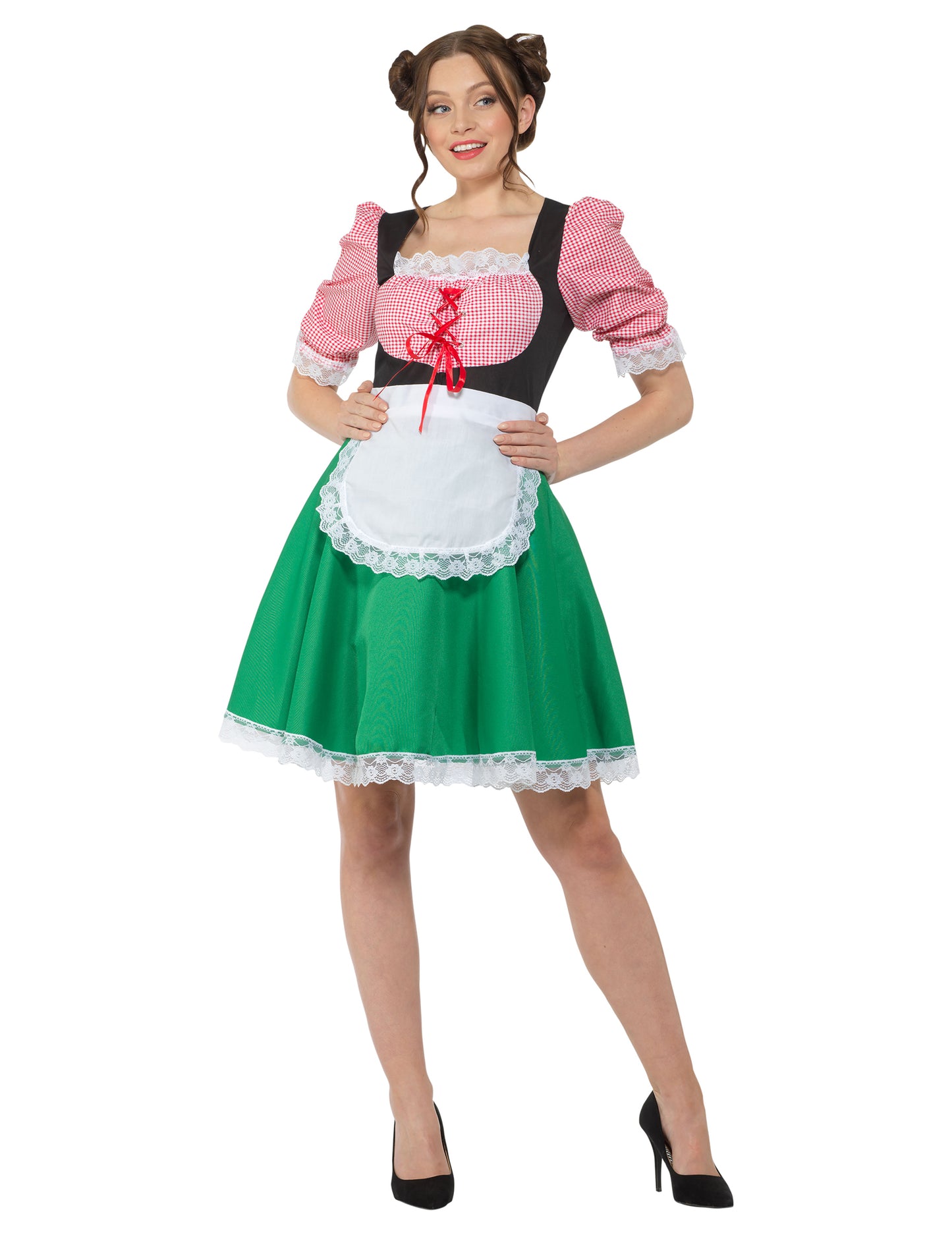 Ženski šareni bavarski bavarski kostim