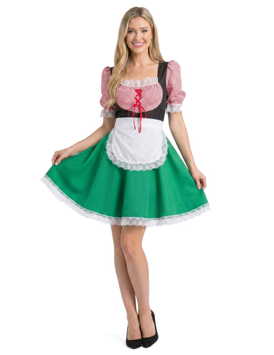 Déguisement bavaroise colorée femme