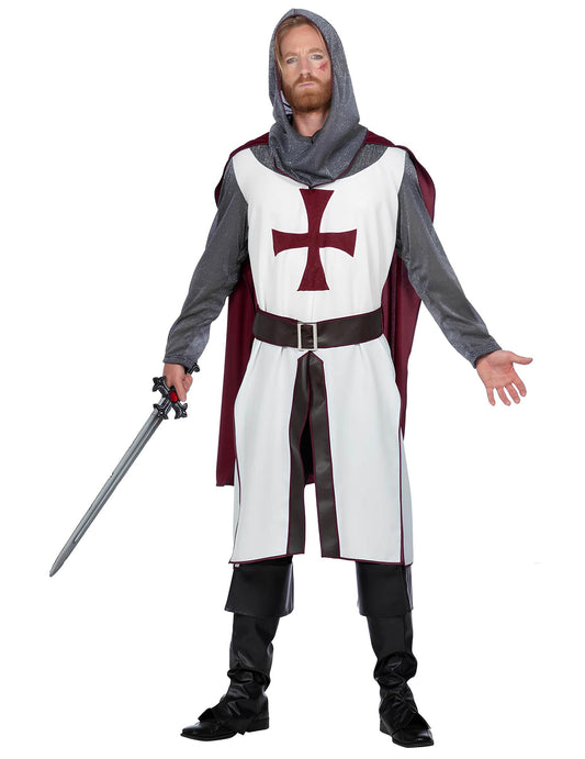 Luksuzni kostim templarskog viteza za muškarce