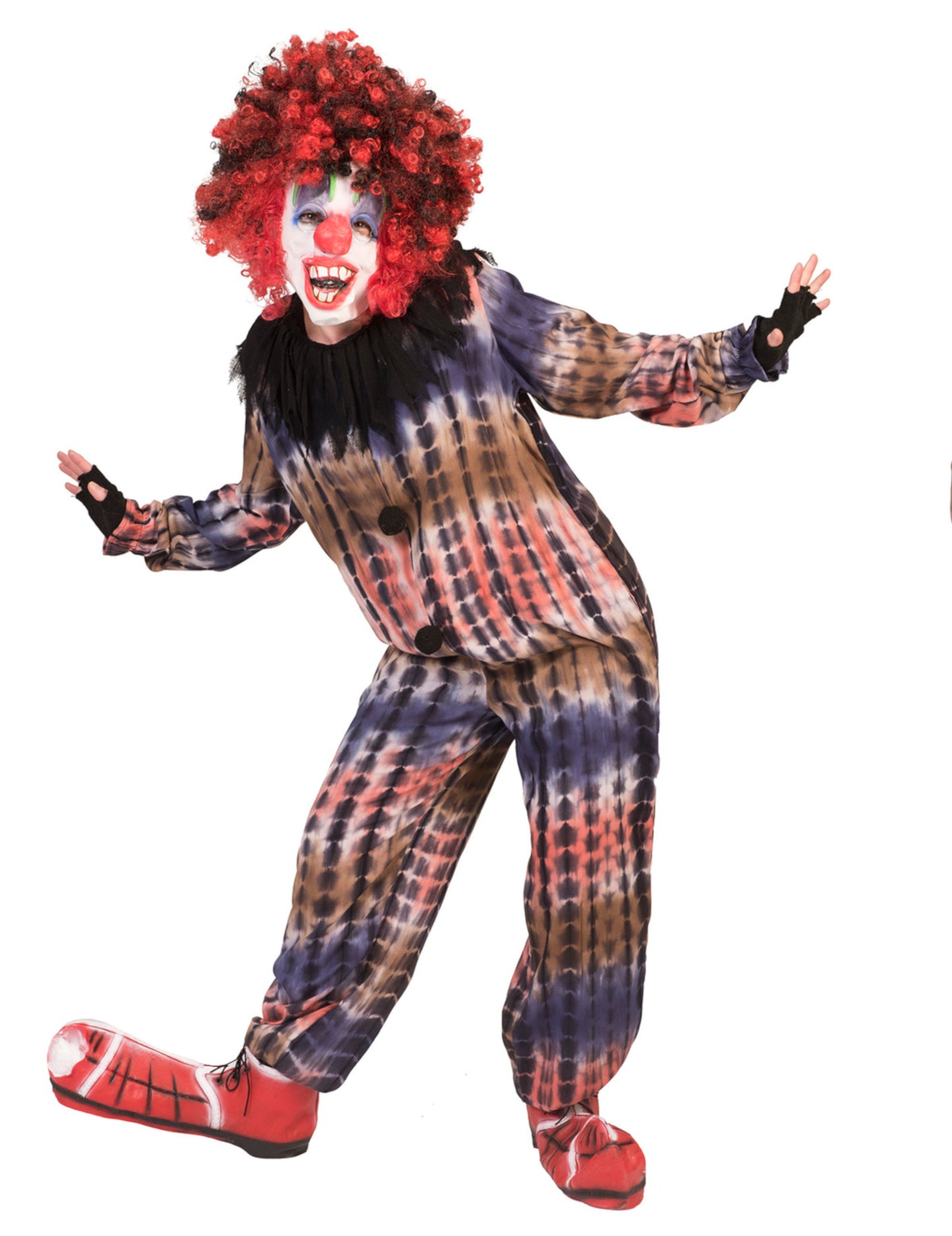 Zastrašujući dječak Klaun prerušen