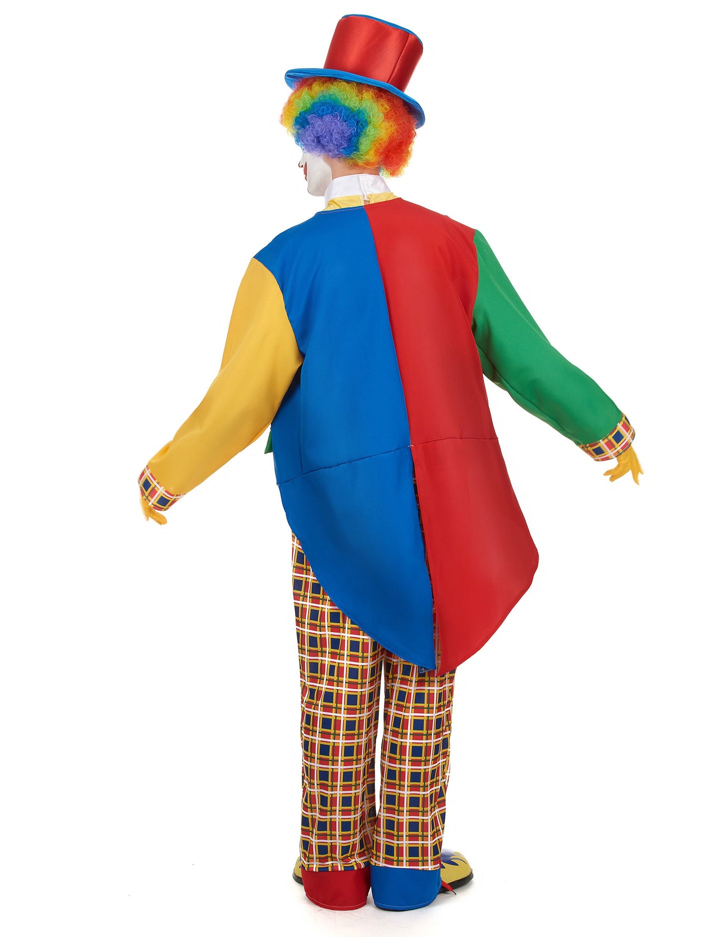 Muški cirkuski klaun prerušen