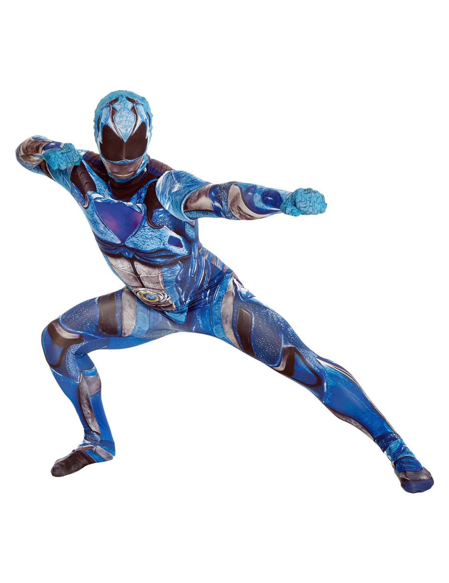 Plava kombinacija prerušava Power Rangers Deluxe Morphsuits za odrasle
