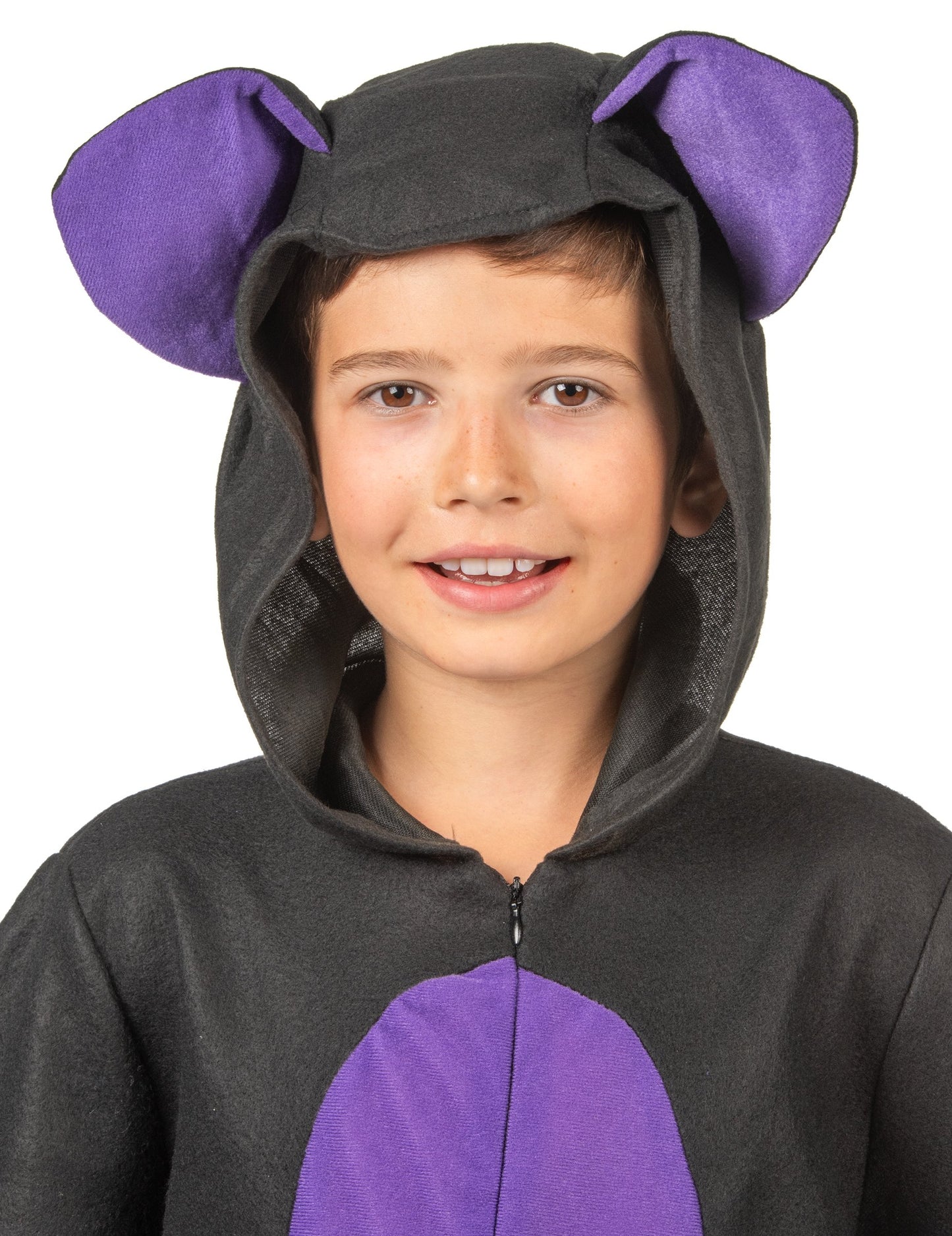 Kombinirani kostim crnog i ljubičastog dječaka