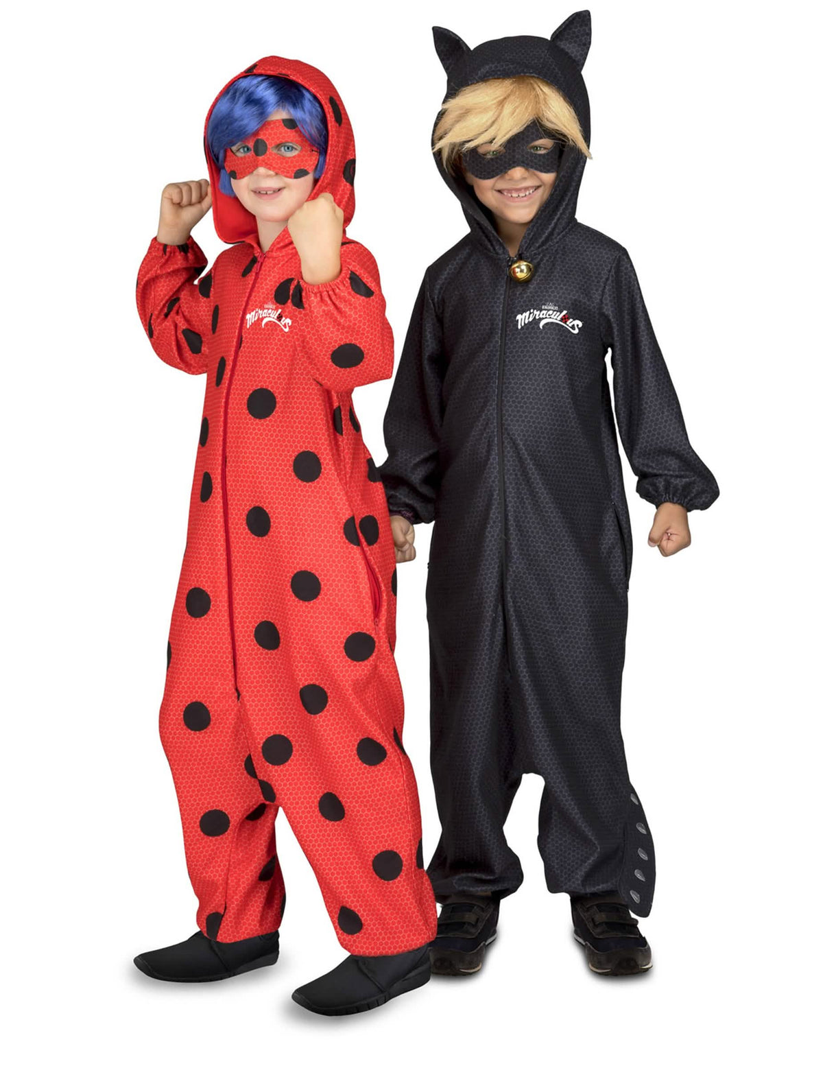 Duo Ladybug i mačke crna od kostima kombinezon Ladybug za dijete