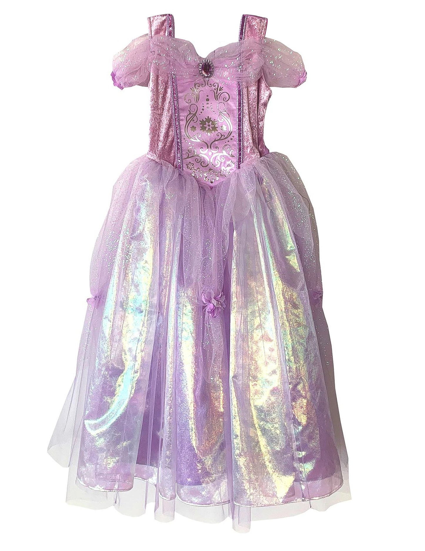 Potpuna prerušana princeza ljubičasta luksuzna djeca