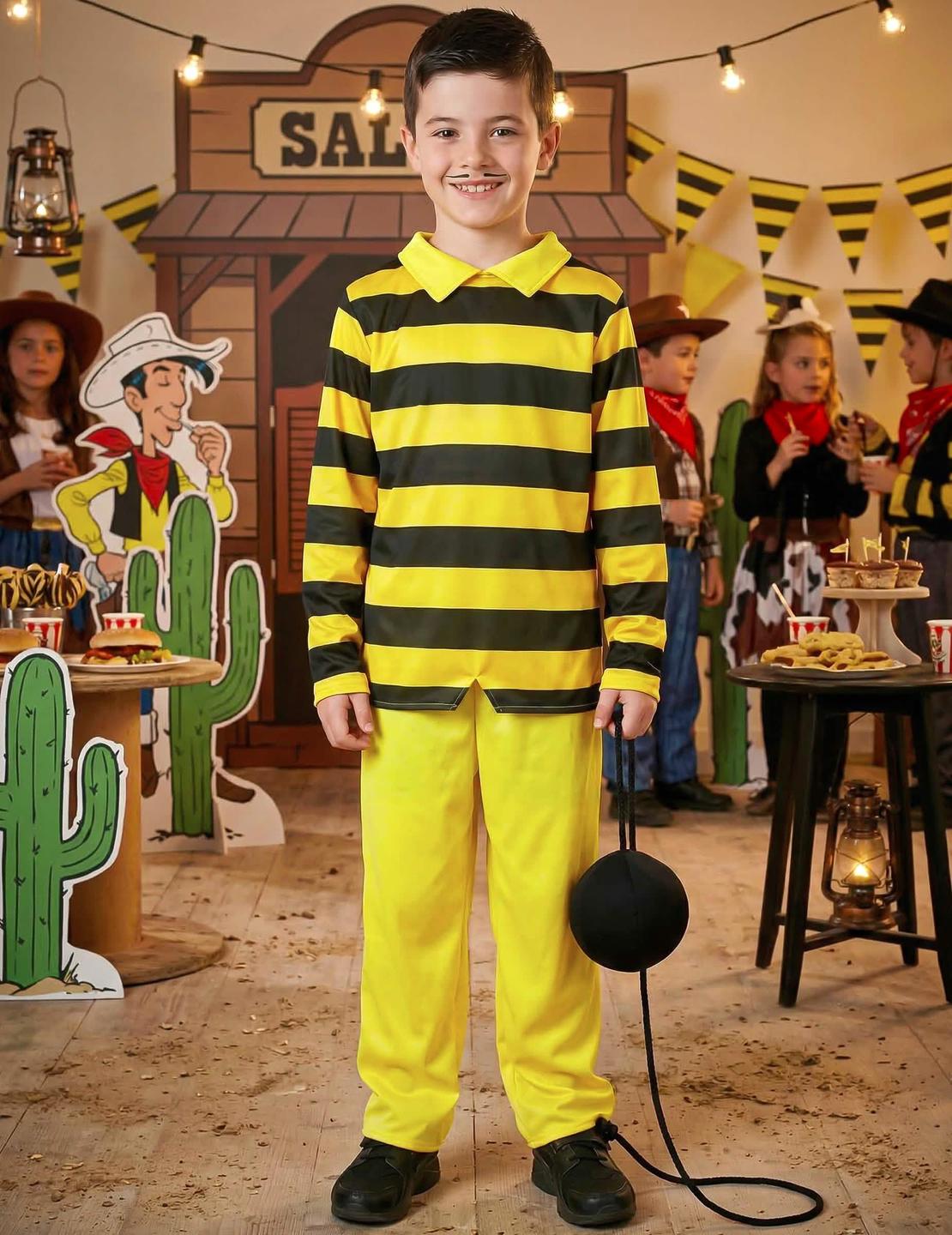 Scena sa saloonskom scenografijom za dječji kostim Dalton Lucky Luke
