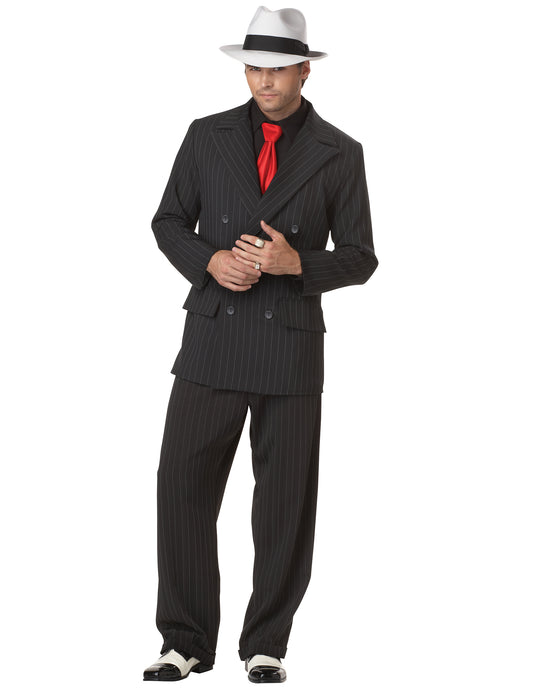 Vue d'ensemble du déguisement de Gangster pour homme