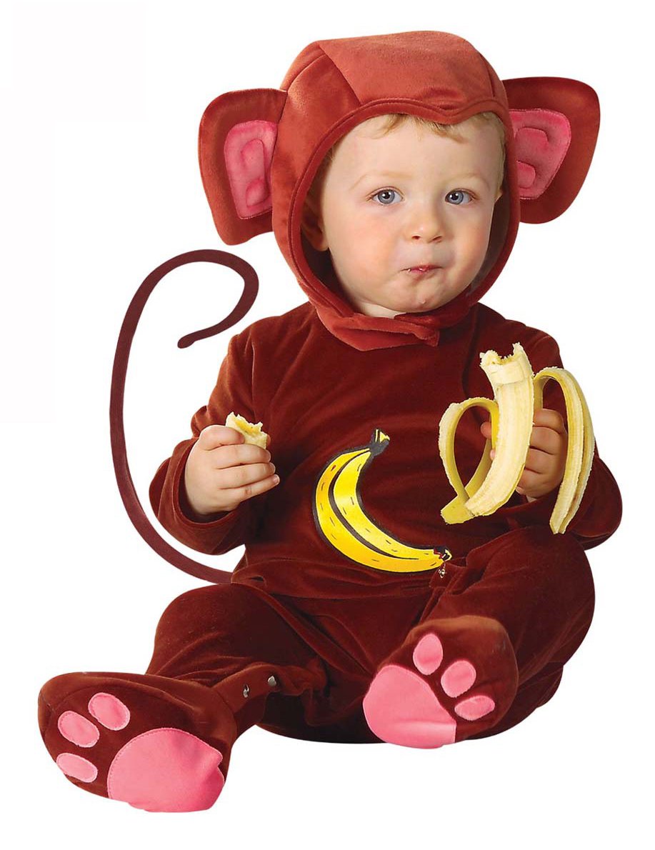 Baby baršuna efekt majmun kostim