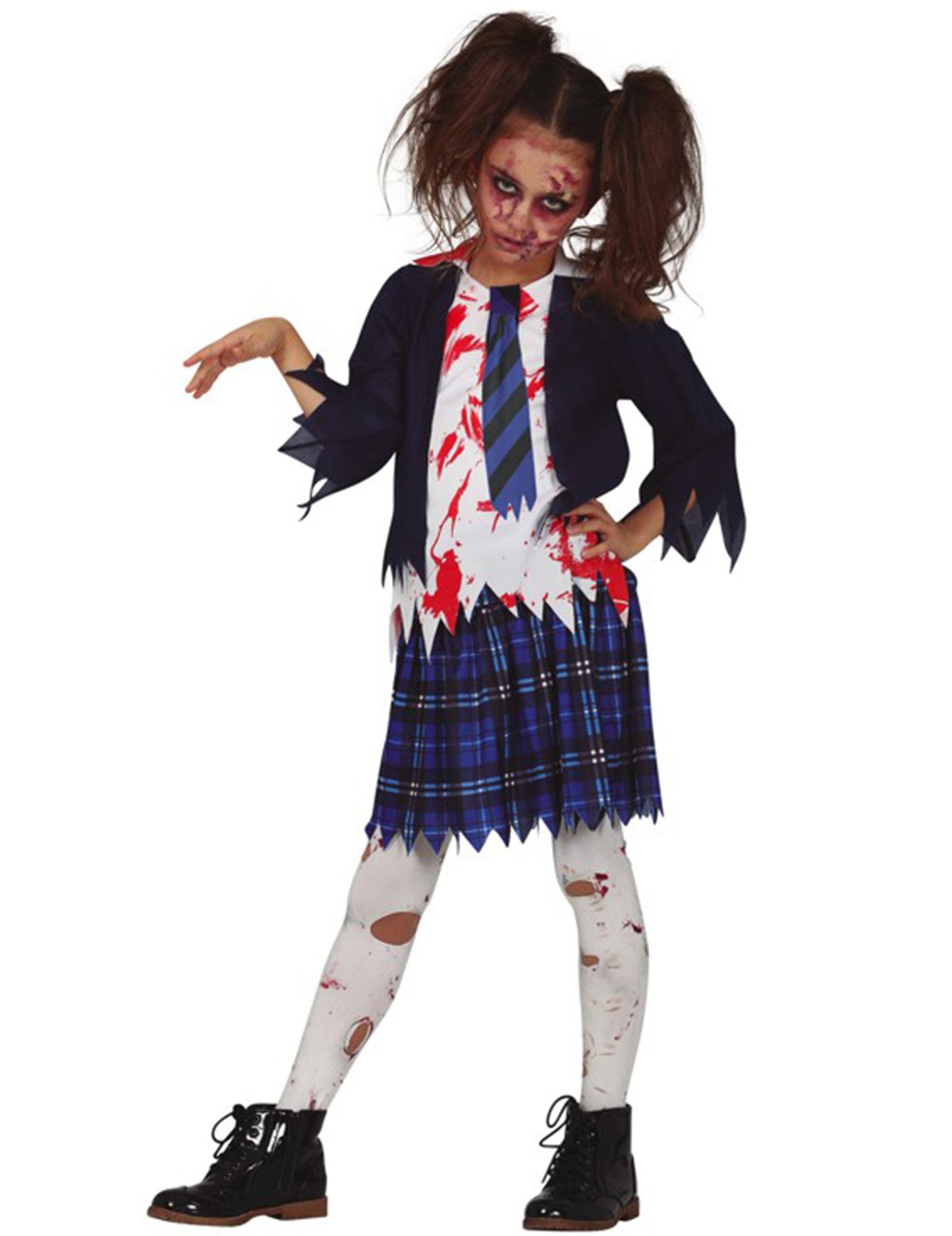 Plava zombi djevojka prerušena djevojka