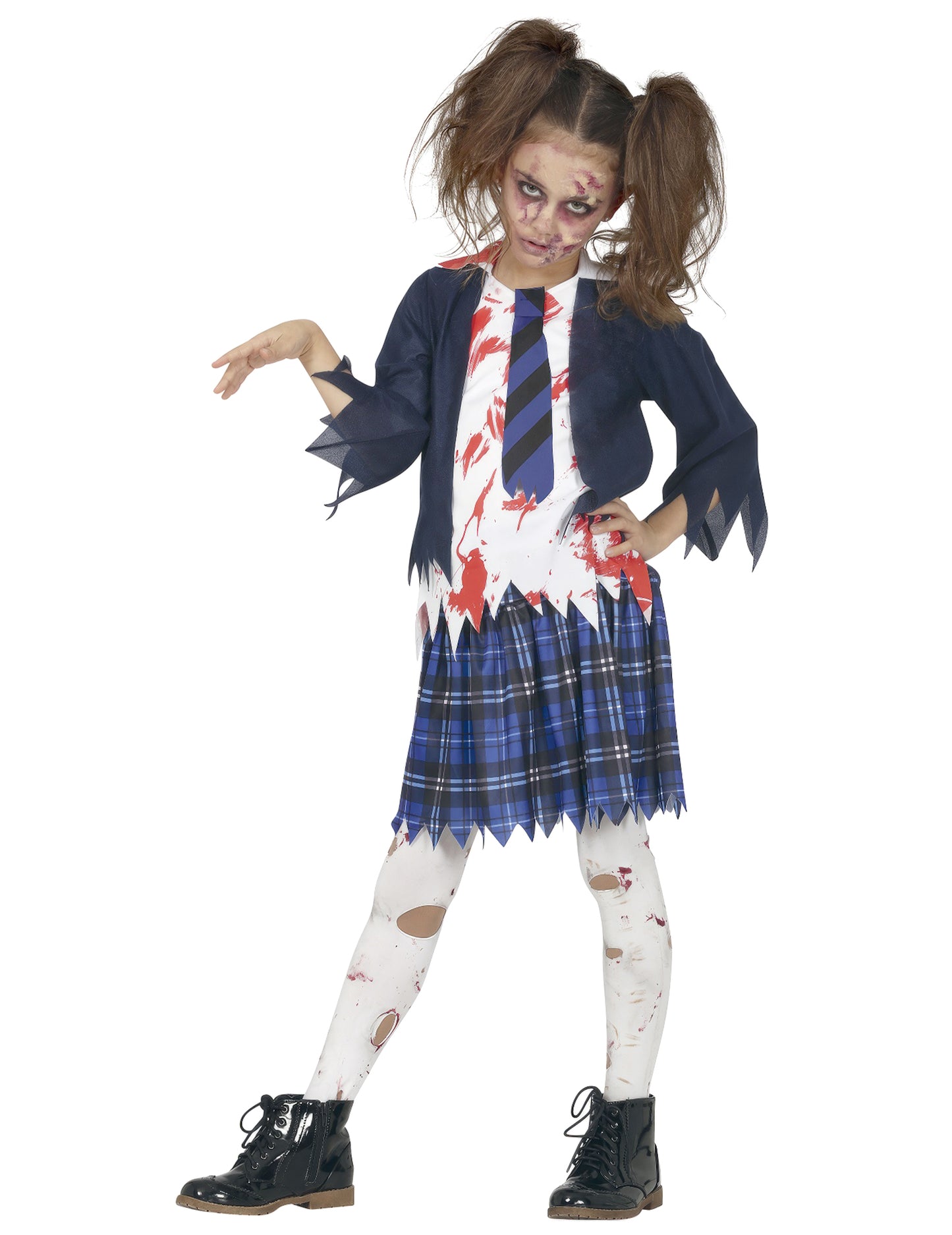 Plava zombi djevojka prerušena djevojka