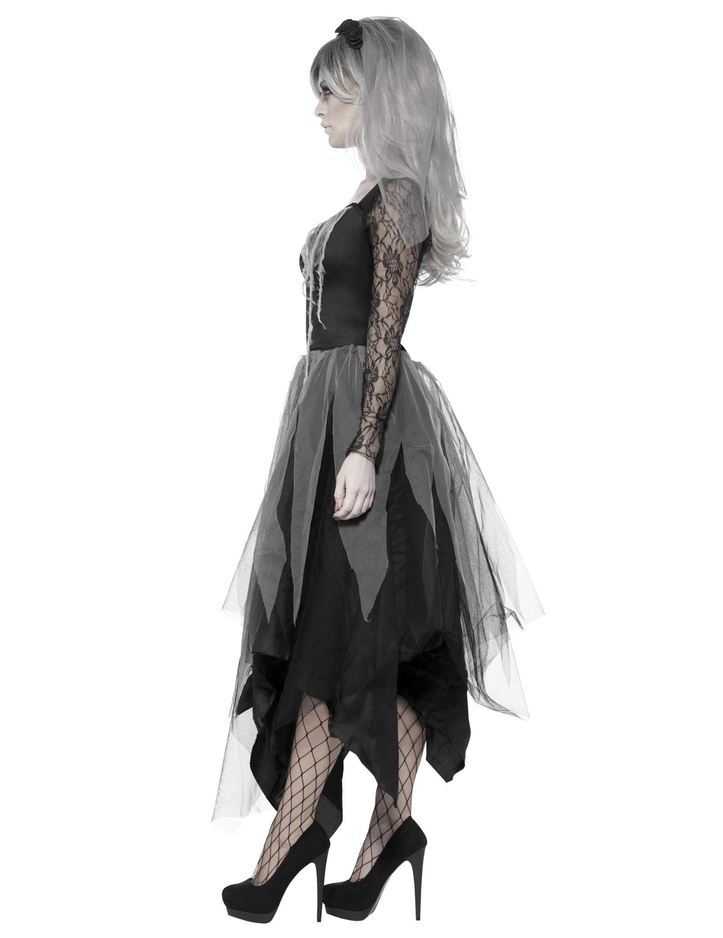 Crni oženjen duh prerušena žena Noć vještica