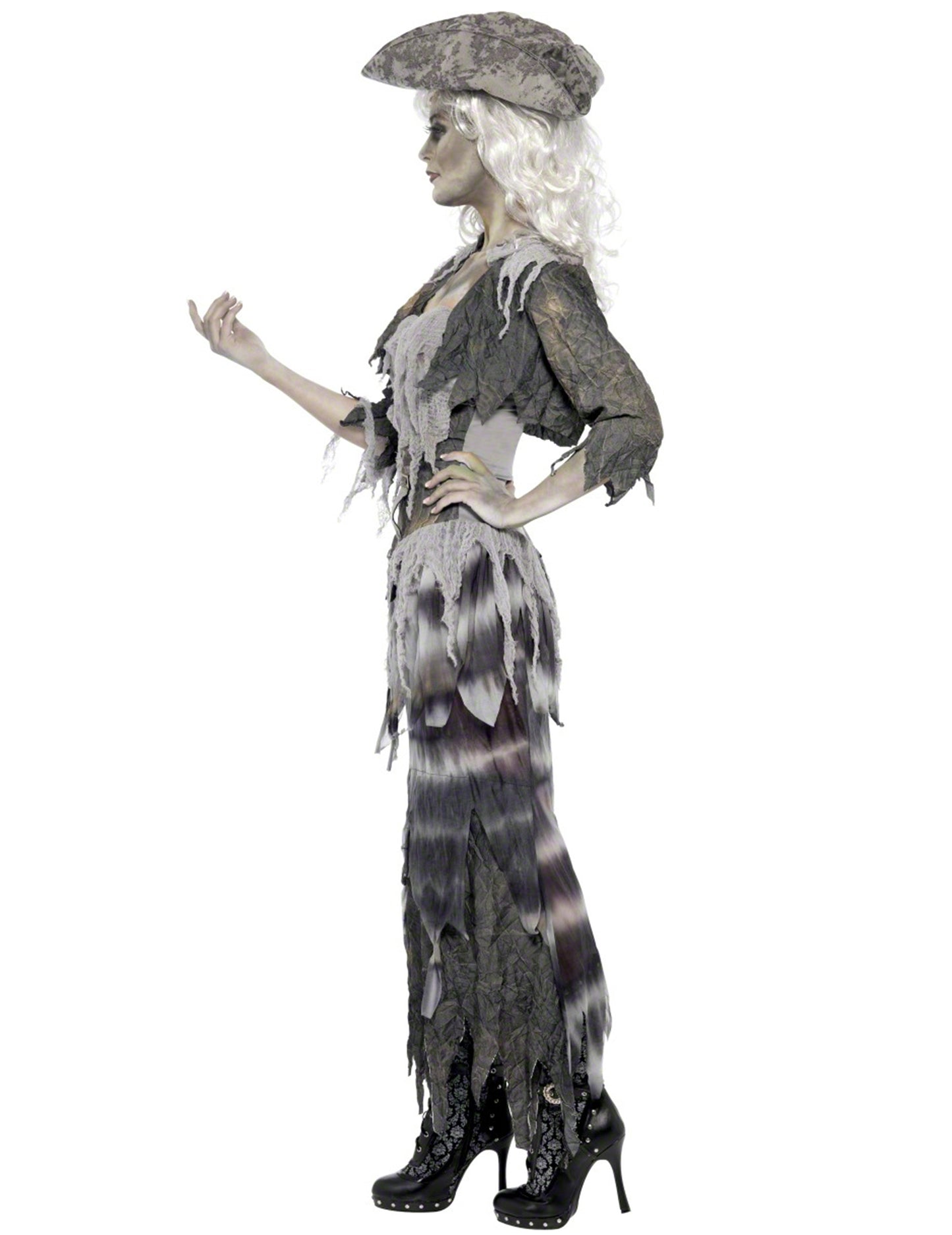 Gusarski duh prerušen zastrašujuća žena Noć vještica