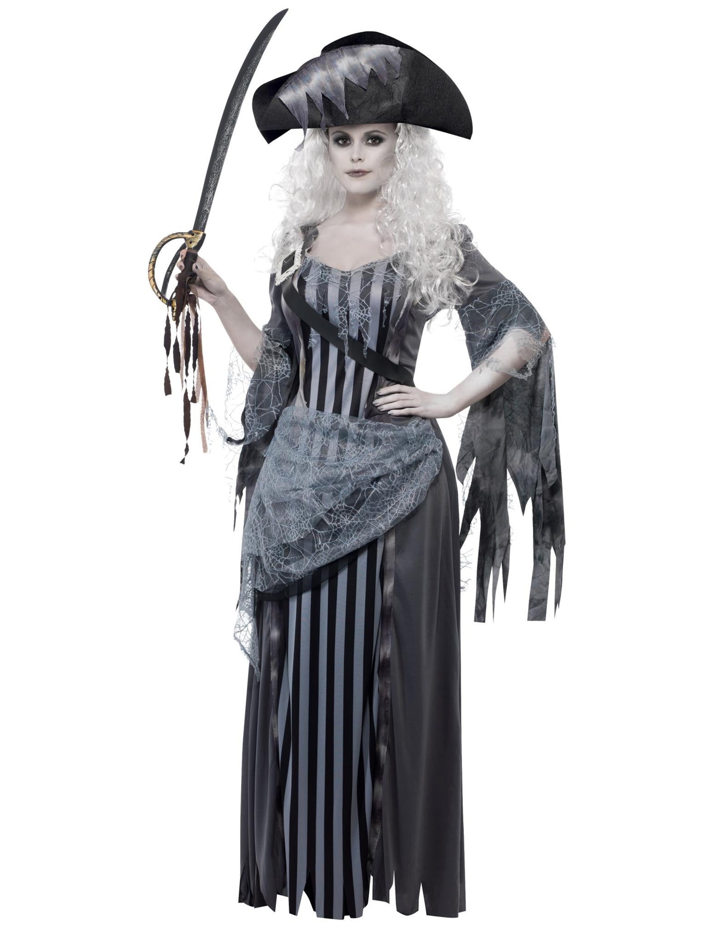 Halloween sivi gusarski duh prerušen