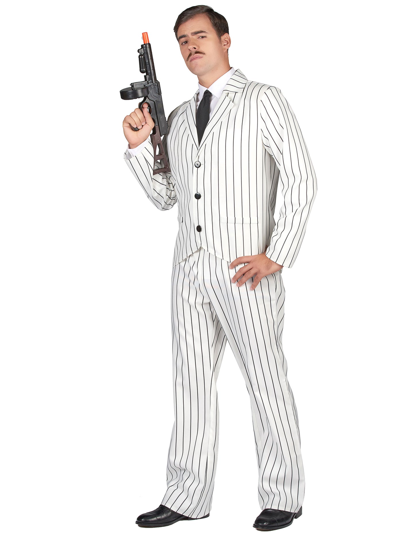 Muški bijeli gangsterski kostim