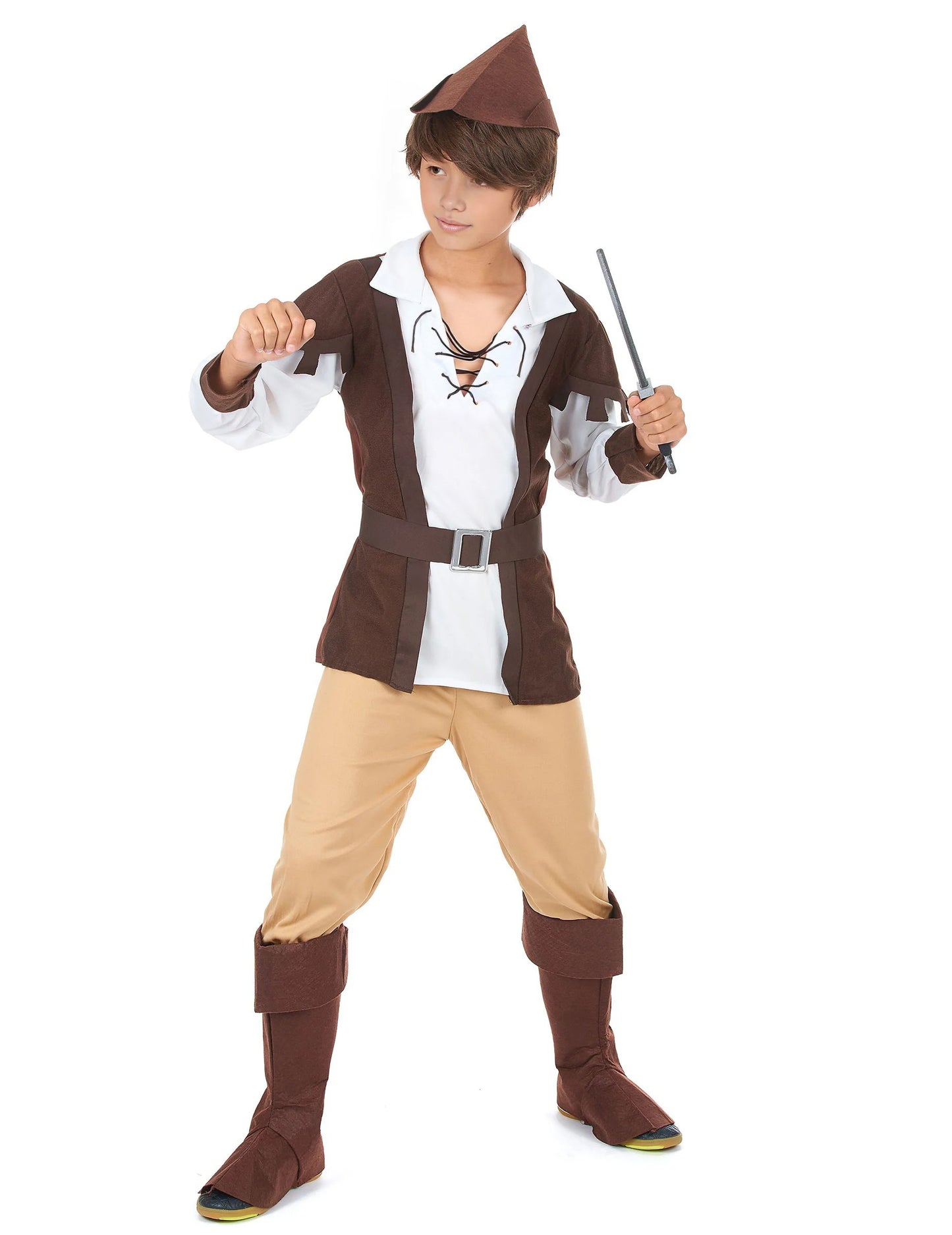 Smanjivanje i bež dječak dječak prerušen