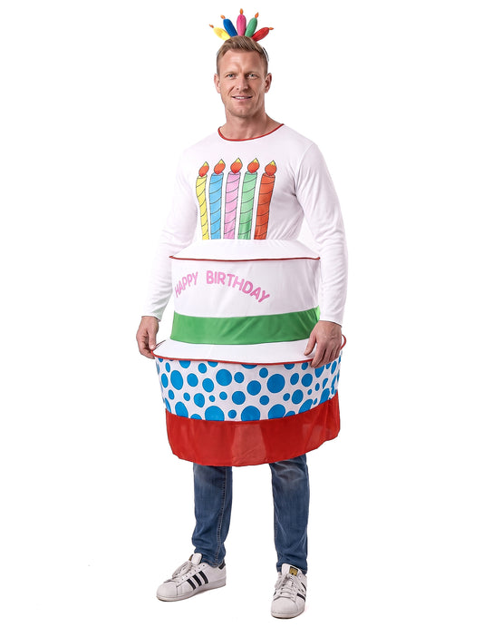 Muški rođendanski torta kostim