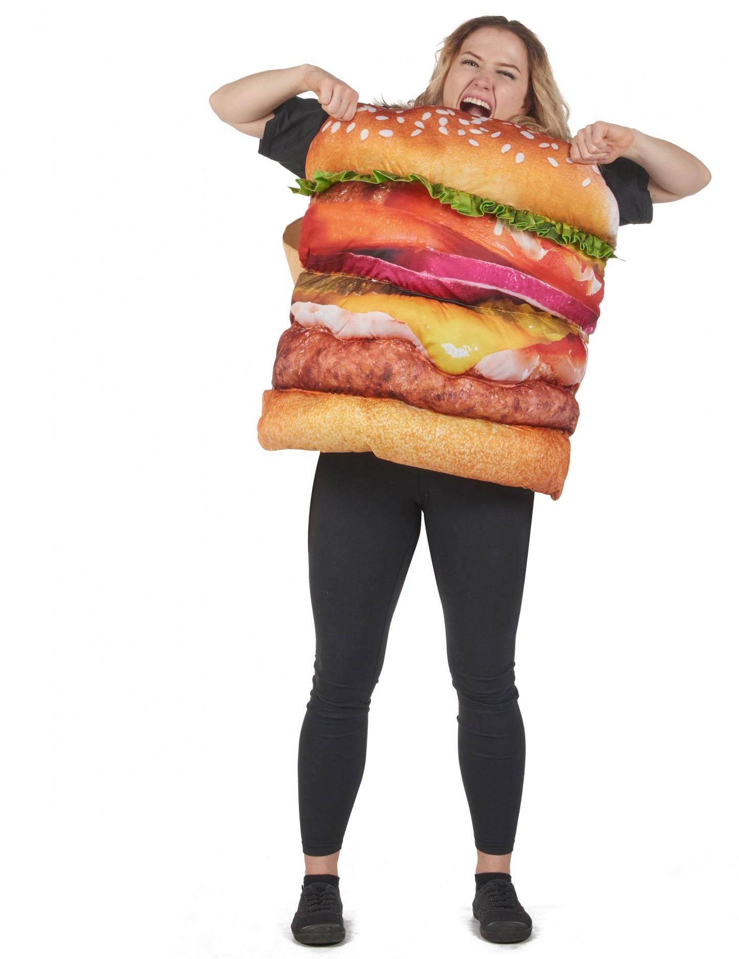 Odrasli realni hamburger kostim