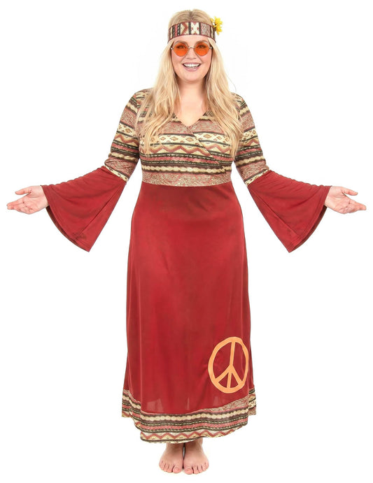 Hippie Bordeaux ženski kostim