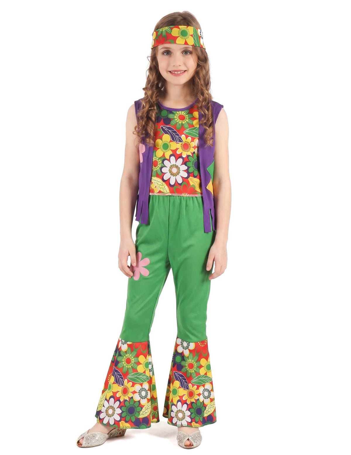 HEPPER Flower Power Green Girl kostim