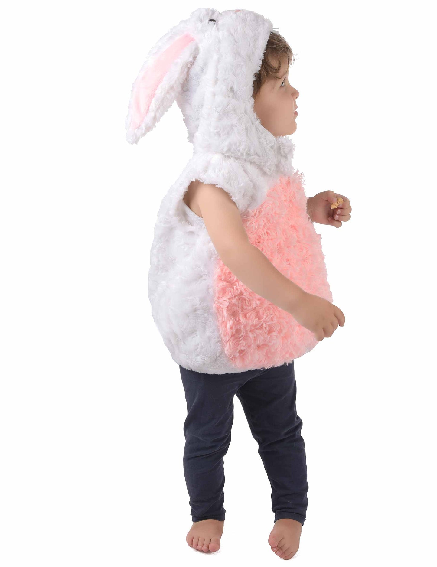 Bijeli i ružičasti zec prerušen bez djece