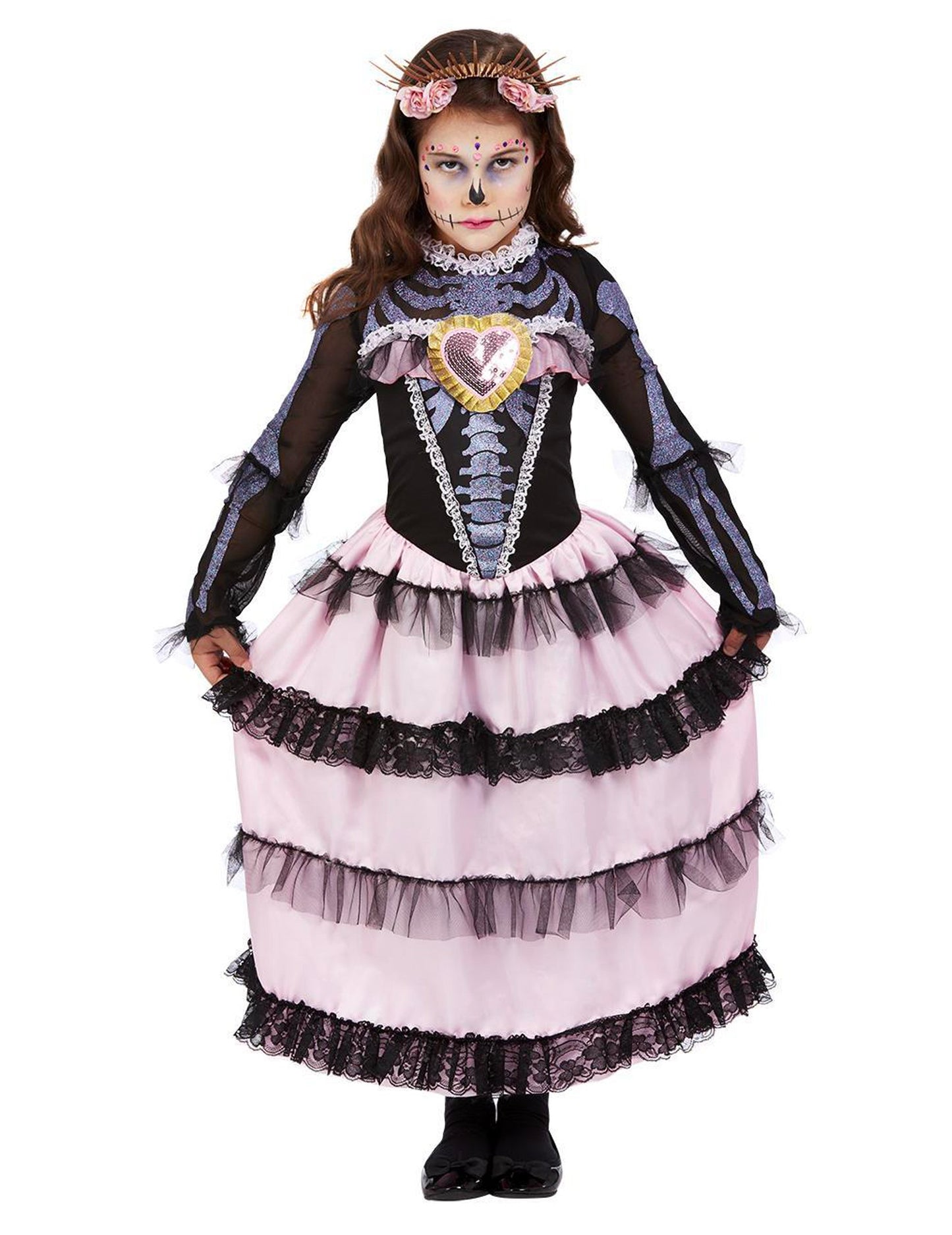 Udala se za dia de los muertos djevojka udana za kostim