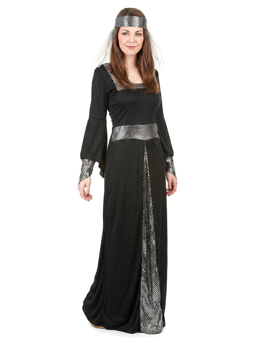 Médieval Black Women's kostim