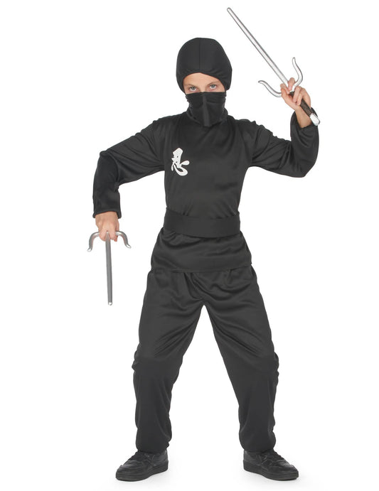 Sais en plastique tenus en main du déguisement ninja commando