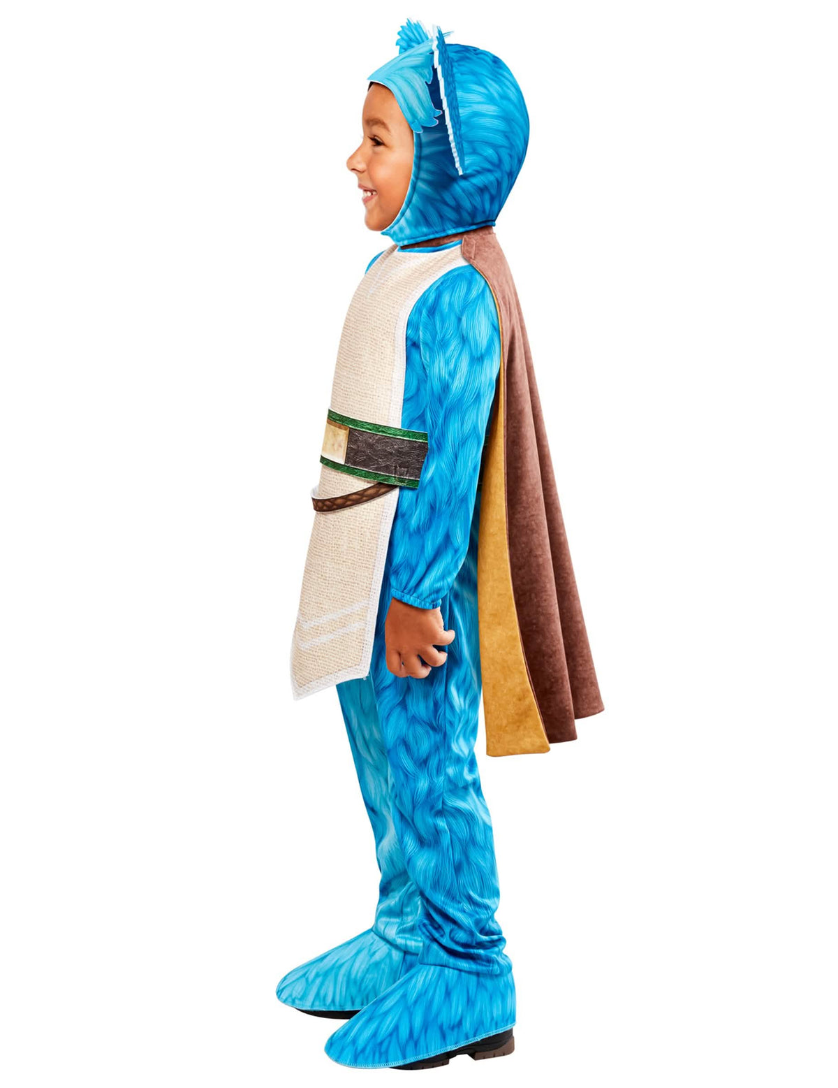 Vue de profil du déguisement Nubs Young Jedi Star Wars