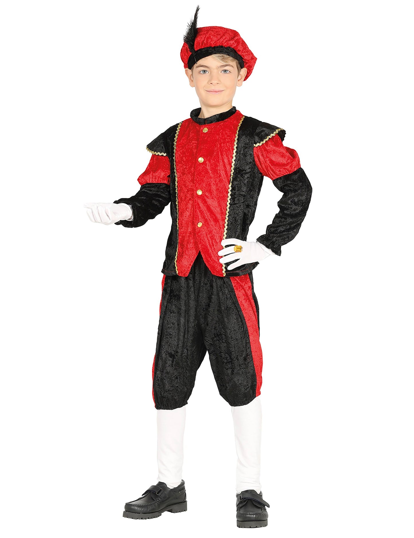 Crveno i crno dijete koje je oca prerušio se