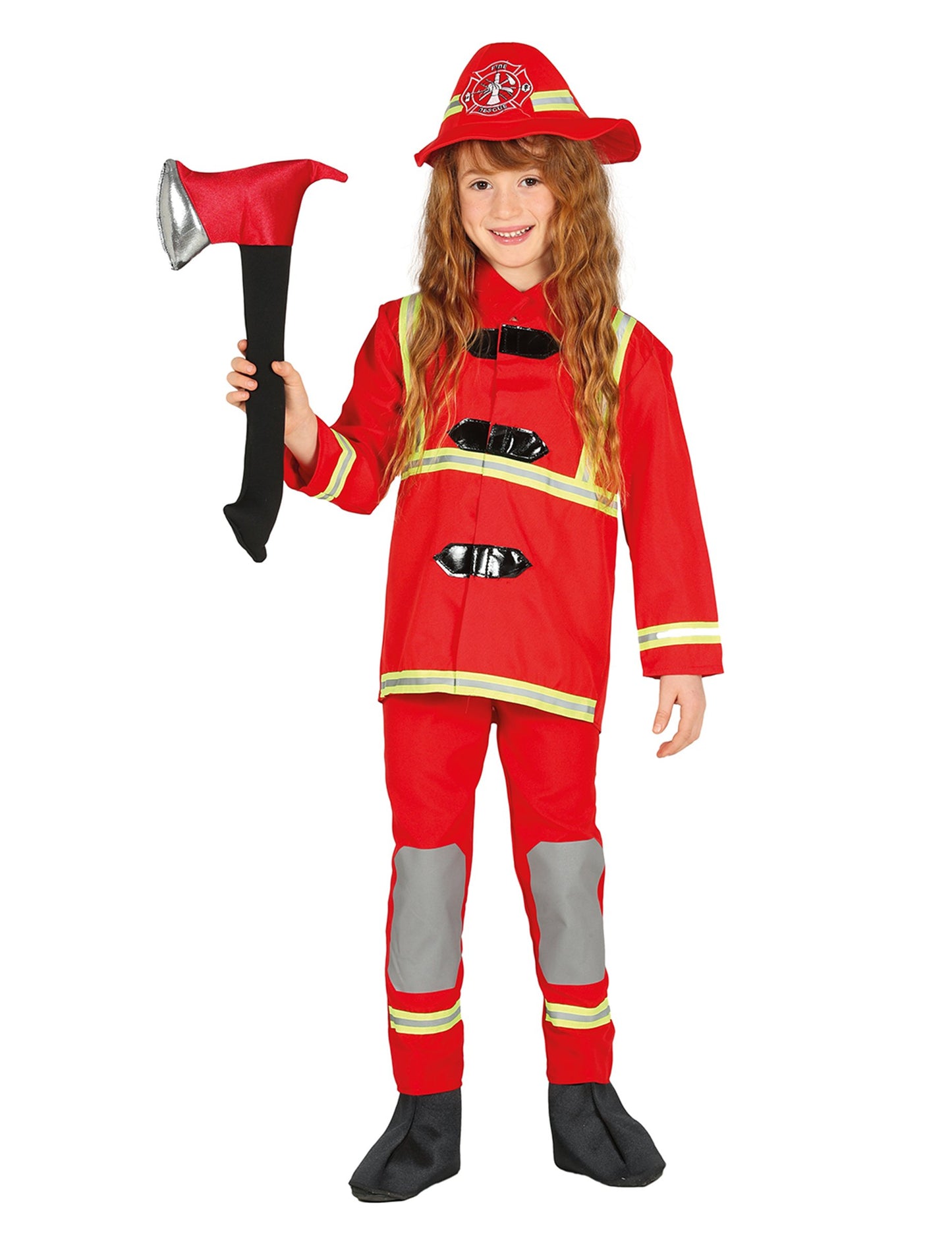 Dječji crveni vatrogasac kostim