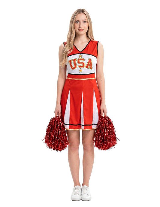 Pompom Girl USA Crvena žena kostim