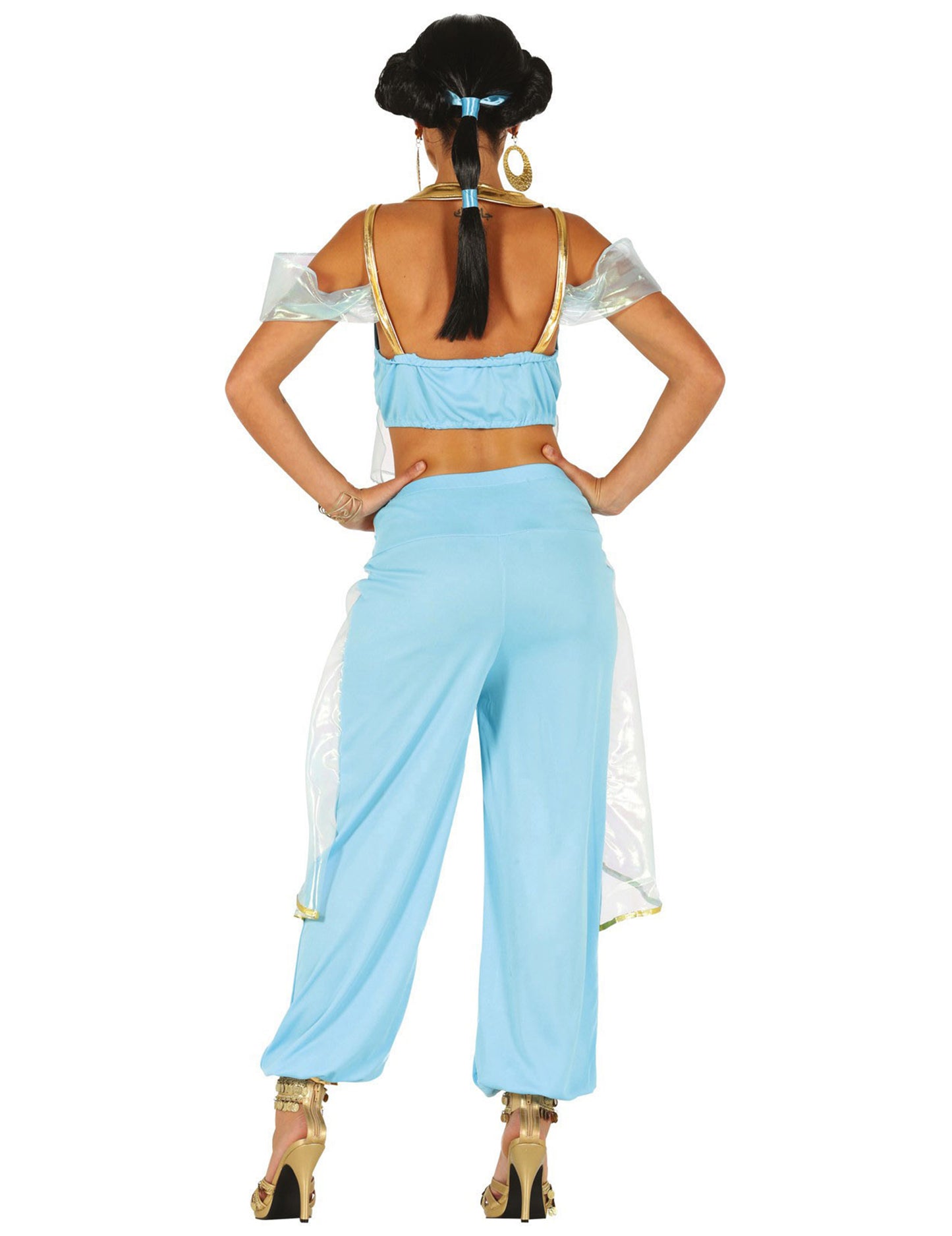 Ženska plava orijentalna princeza kostim