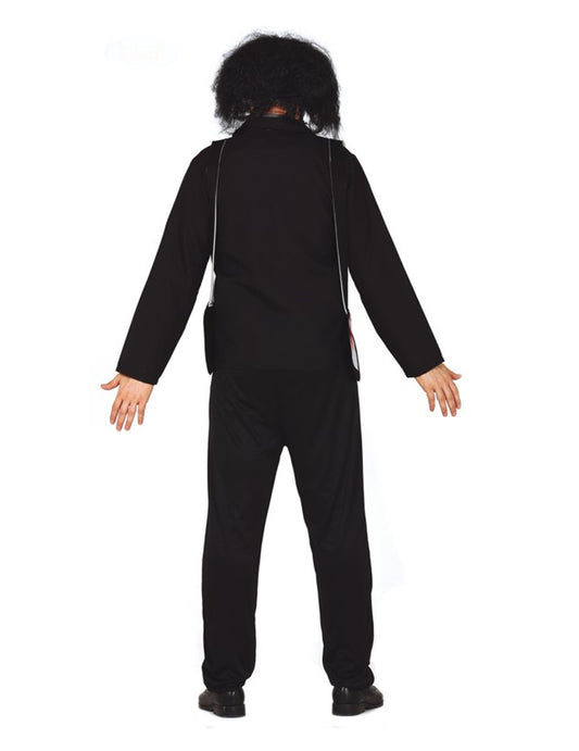 Vue de dos du déguisement de psychopathe tricycle pour homme