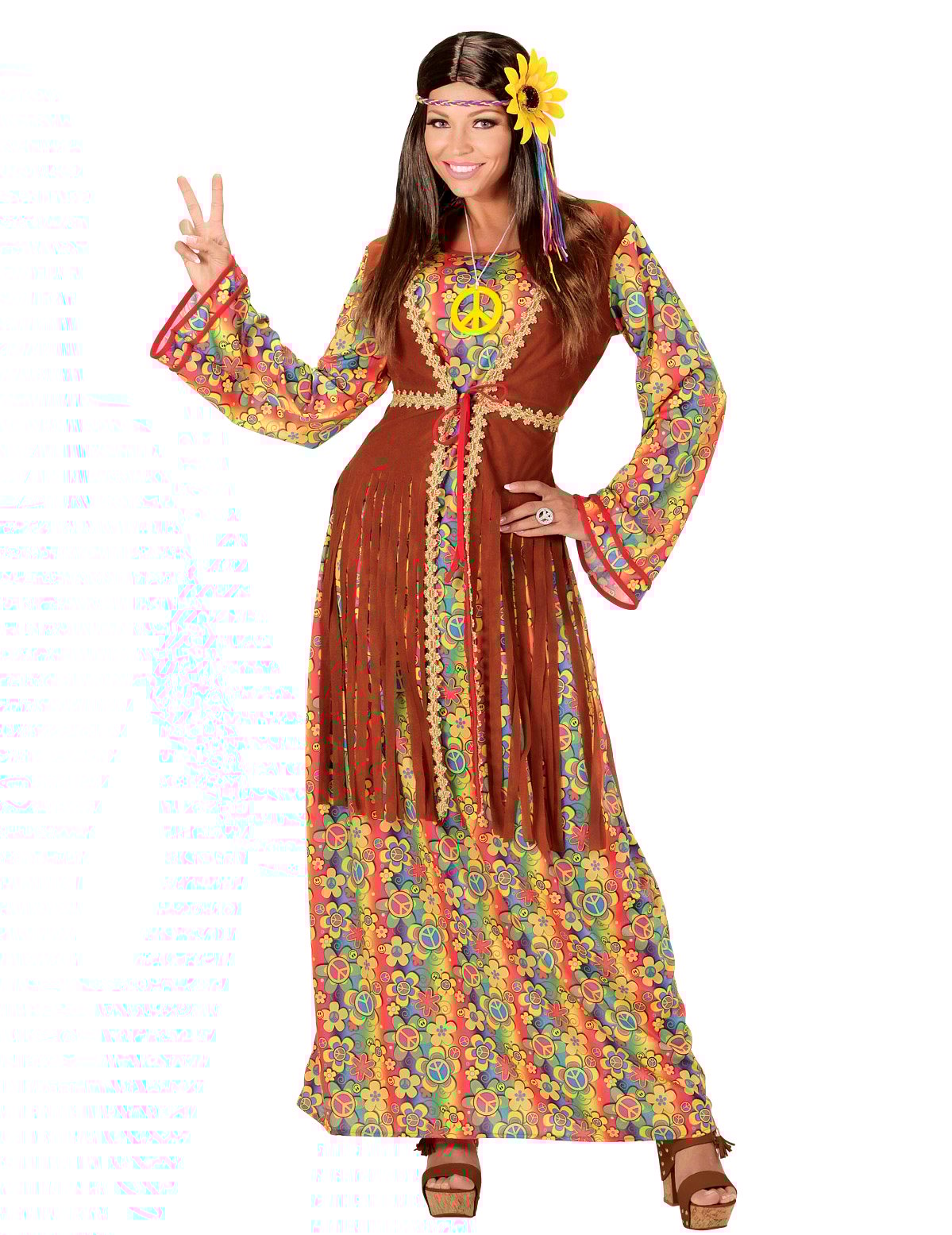 Hippie ženska haljina hipi dugačka haljina