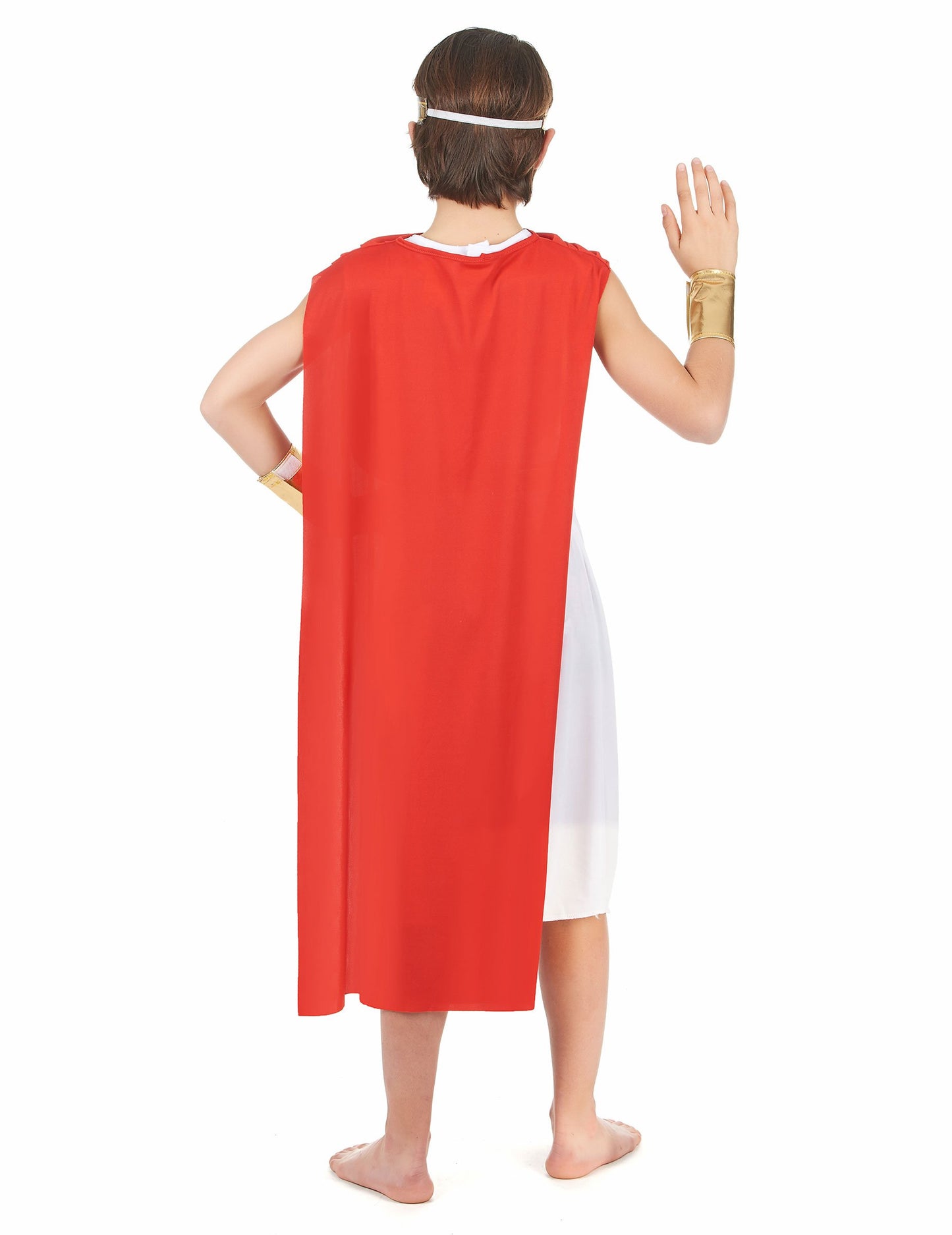 Pogled straga na rimski kostim s plaštem za dječaka