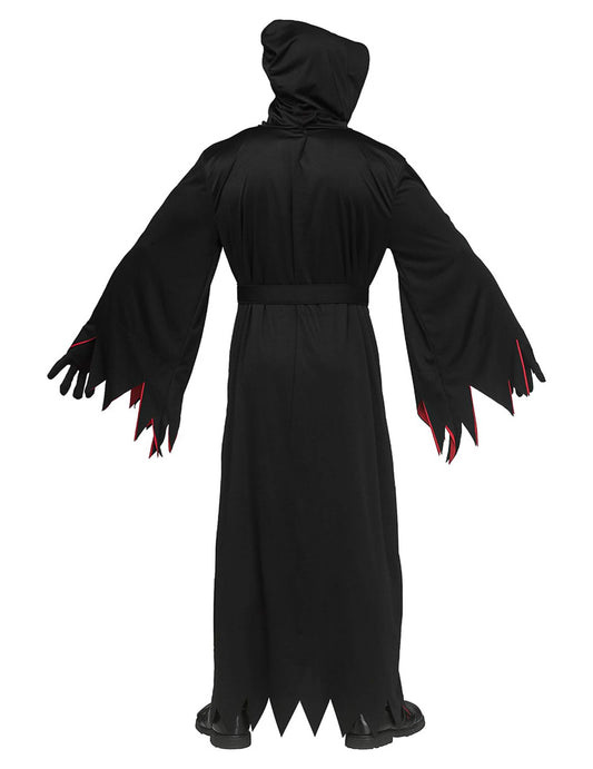 Maska za kostim Scream™ s crnom i crvenom maskom za odrasle
